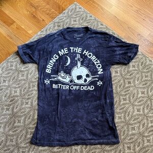 Bravado Navy Bring Me The Horizon 'Better Off Dead' Graphic Tee